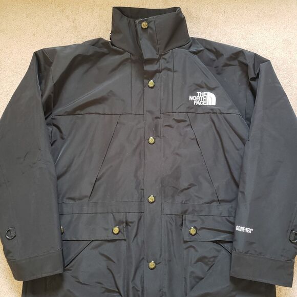Vintage The North Face Gore Tex Size XL Mens Black Mountain Ski Jacket NO HOOD - Picture 2 of 8